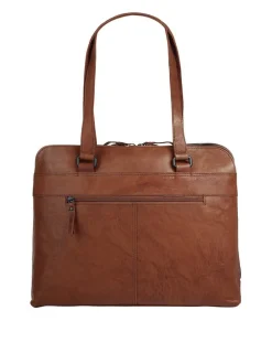Spikes & Sparrow Damen Shopper in cognac