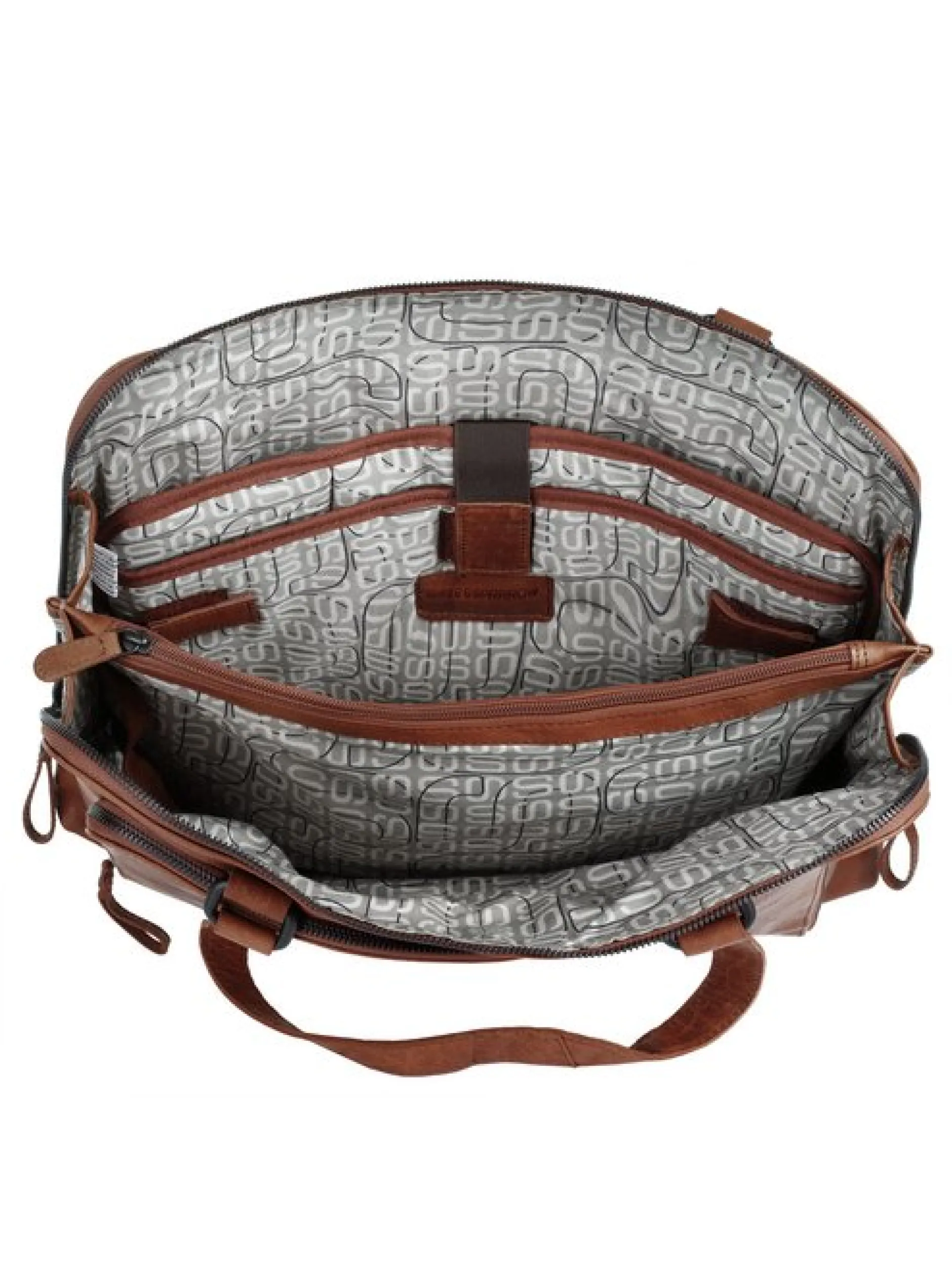 Spikes & Sparrow Damen Shopper in cognac