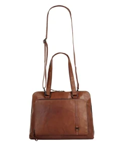 Spikes & Sparrow Damen Shopper in cognac