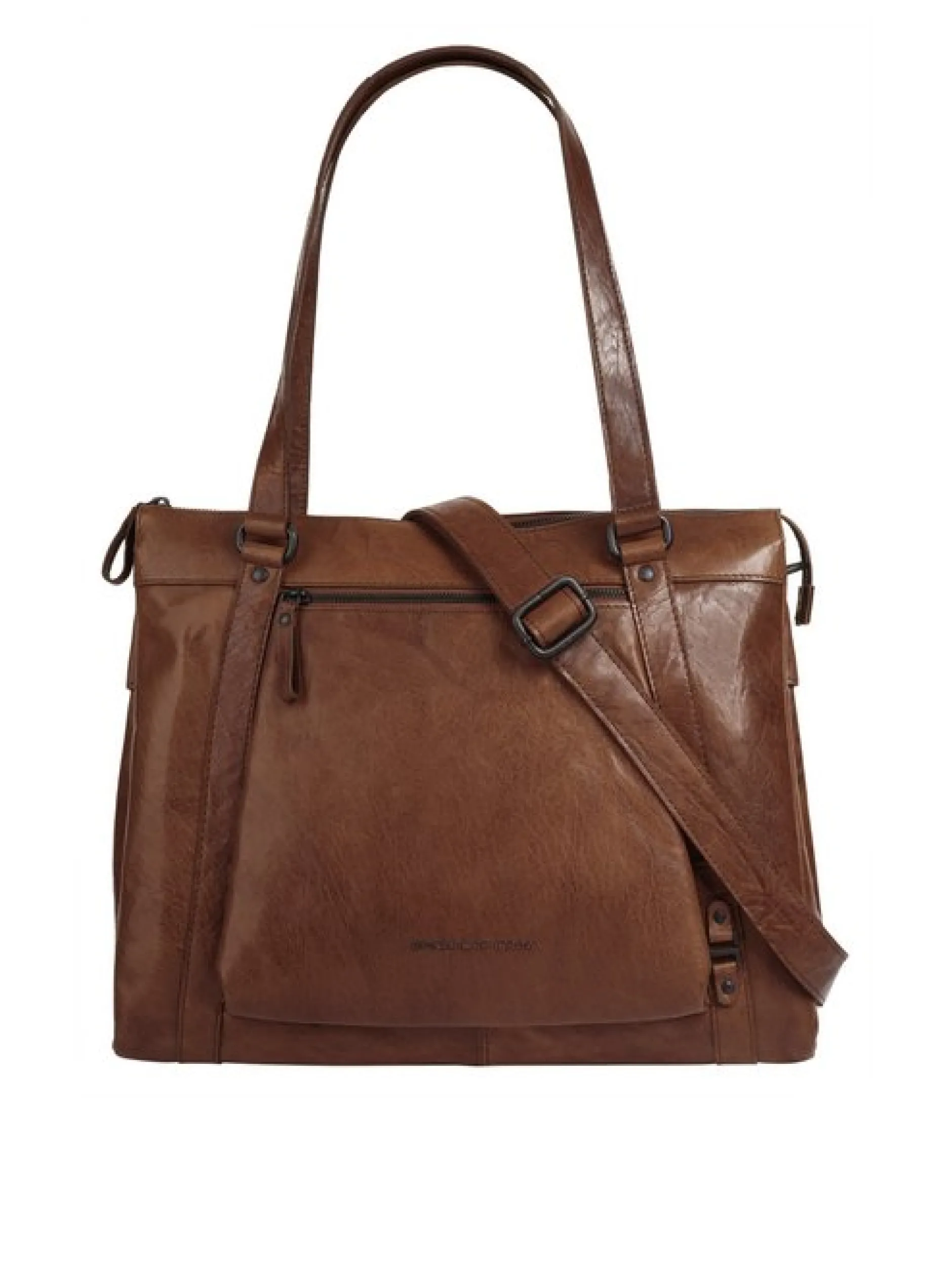 Spikes & Sparrow Damen Shopper in cognac