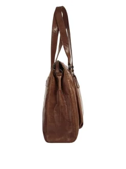 Spikes & Sparrow Damen Shopper in cognac
