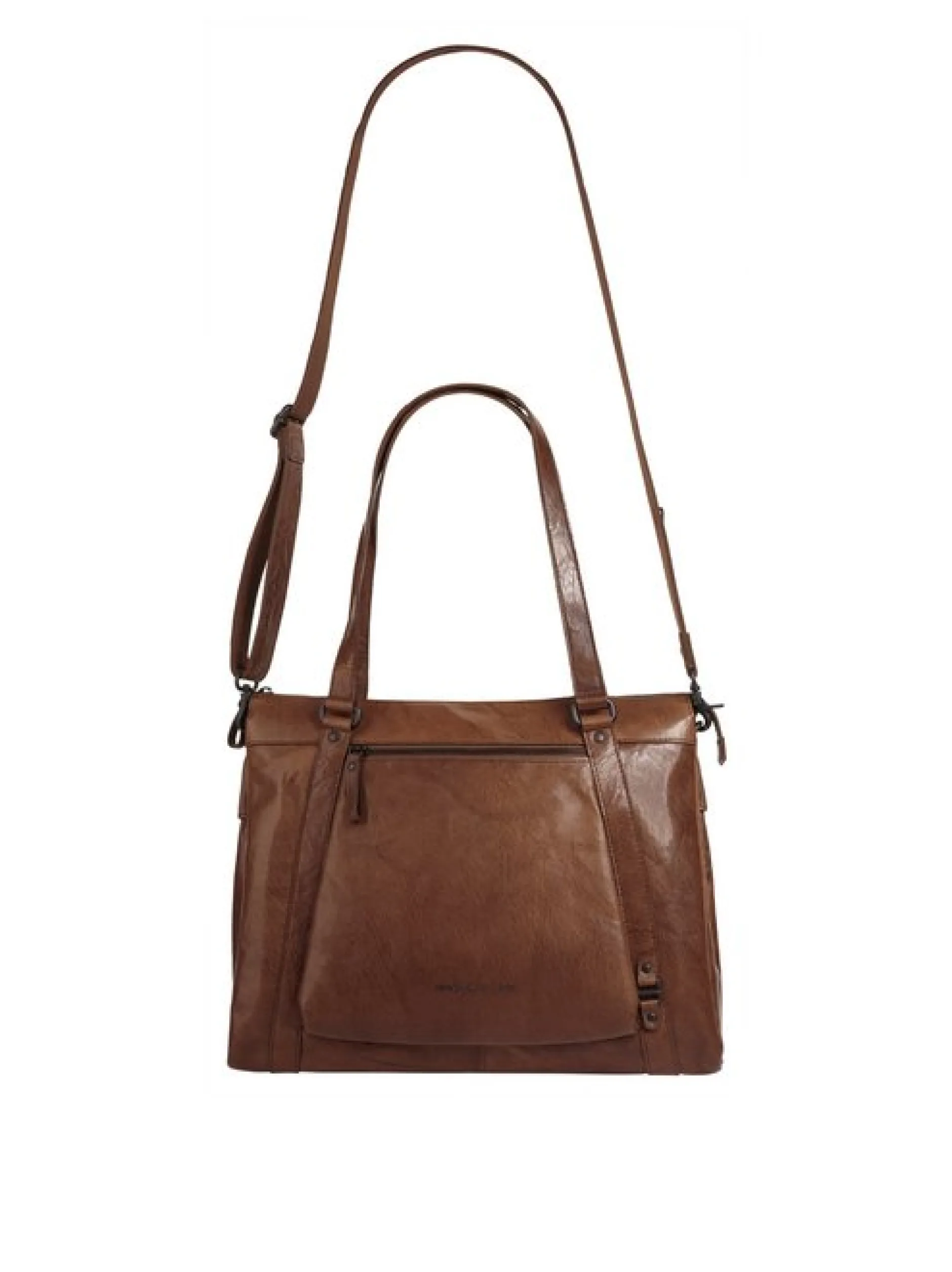 Spikes & Sparrow Damen Shopper in cognac