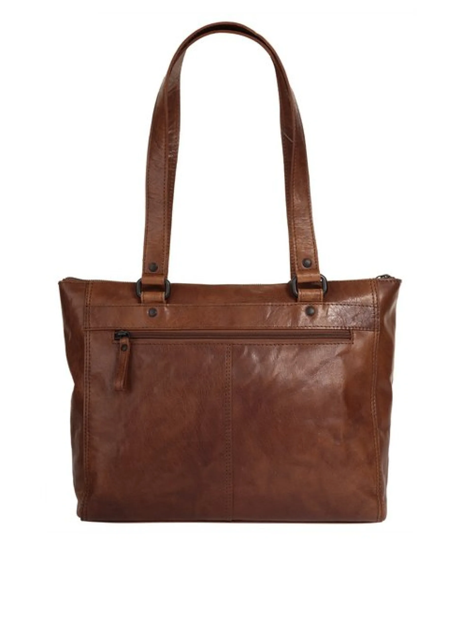 Spikes & Sparrow Damen Shopper in cognac