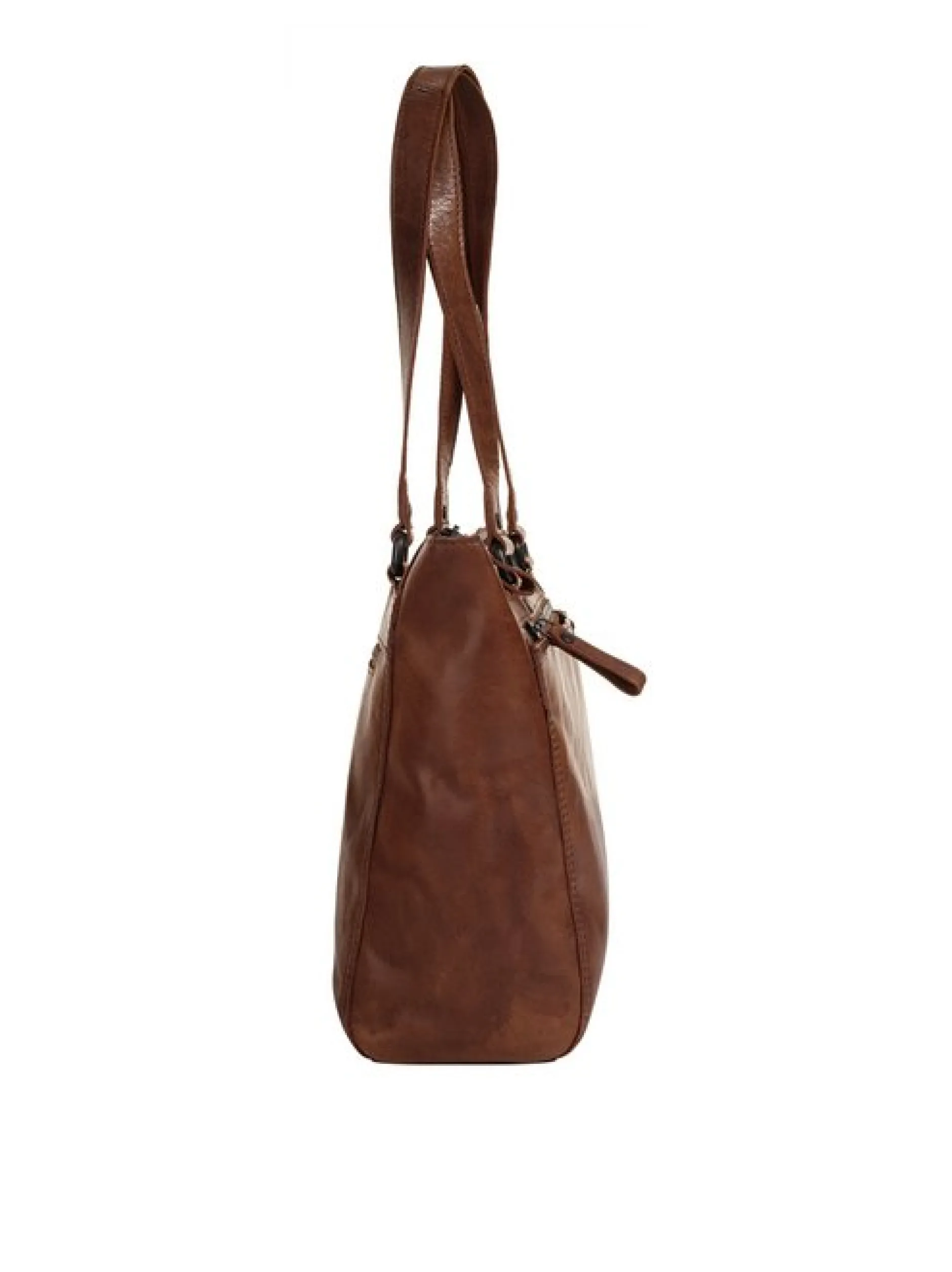 Spikes & Sparrow Damen Shopper in cognac