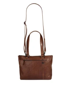 Spikes & Sparrow Damen Shopper in cognac