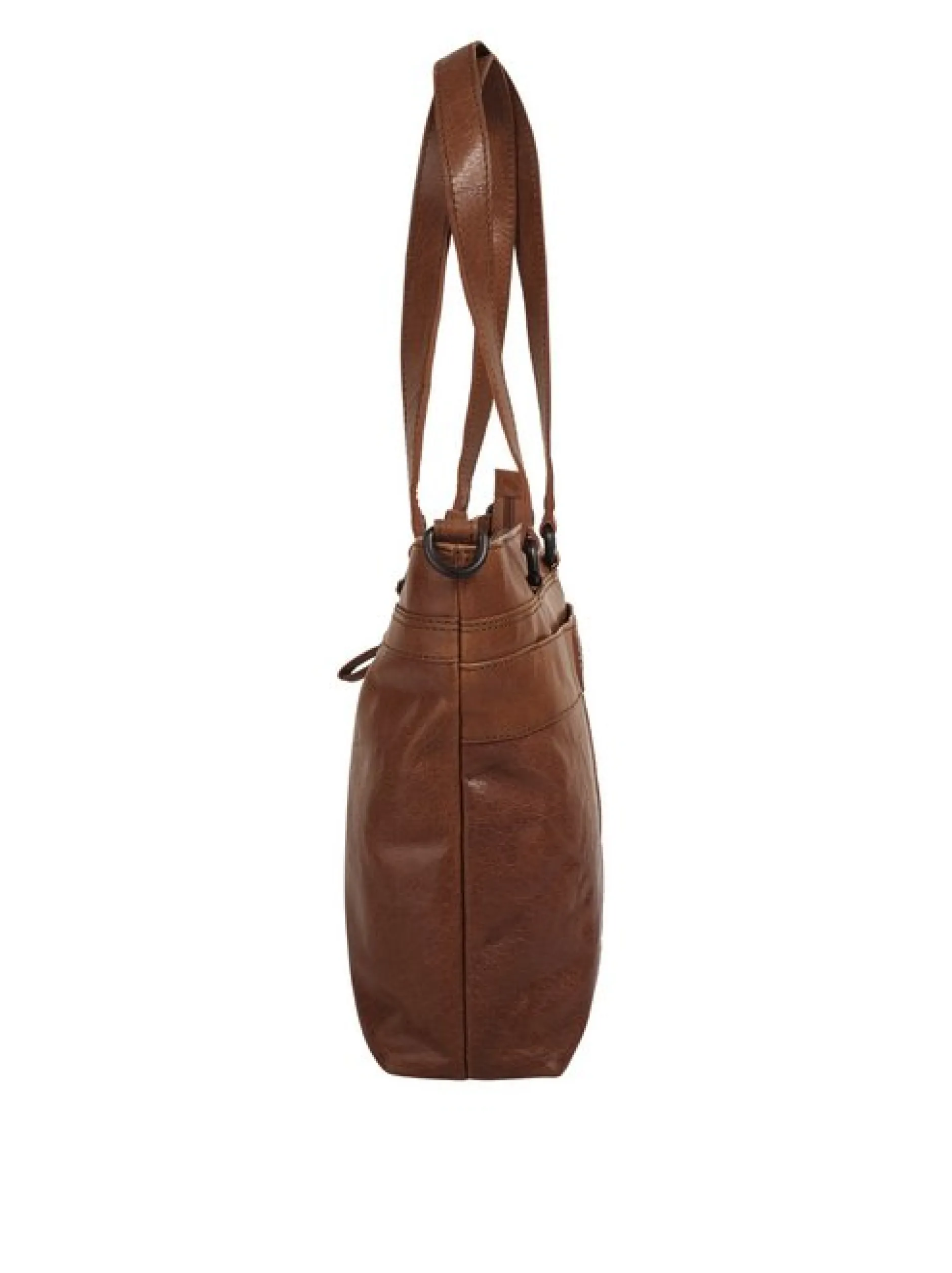 Spikes & Sparrow Damen Shopper in cognac