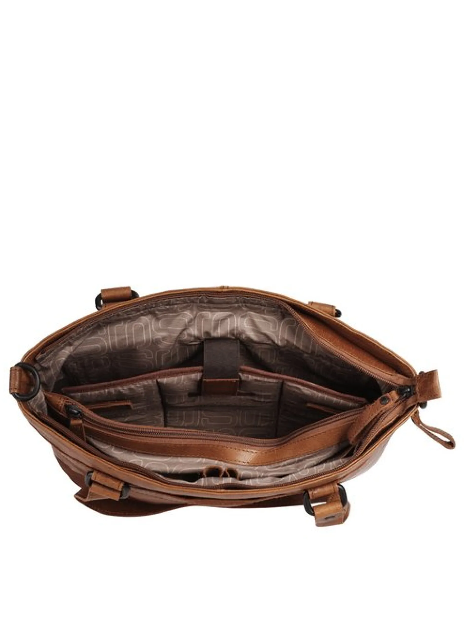 Spikes & Sparrow Damen Shopper in cognac