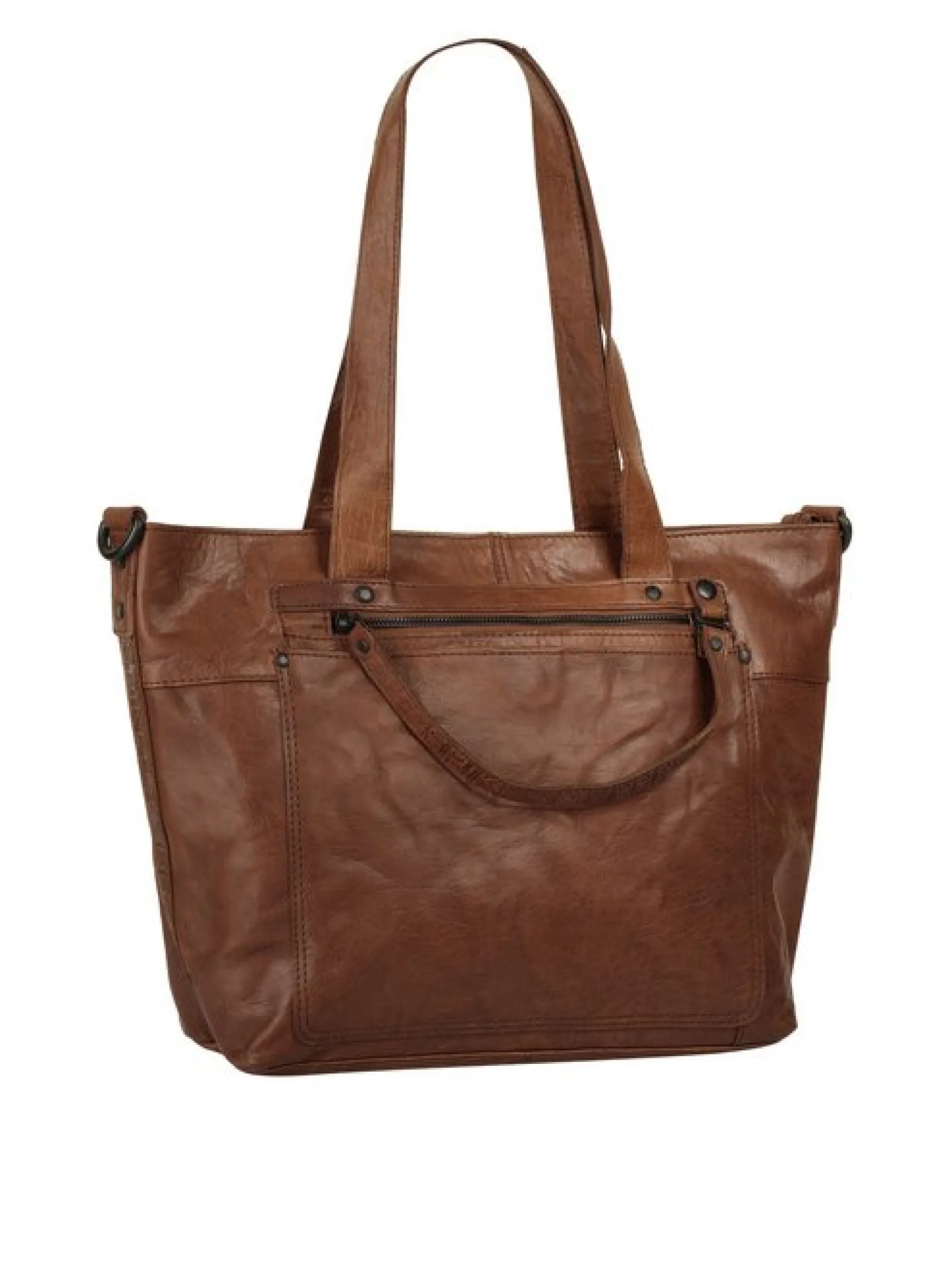 Spikes & Sparrow Damen Shopper in cognac