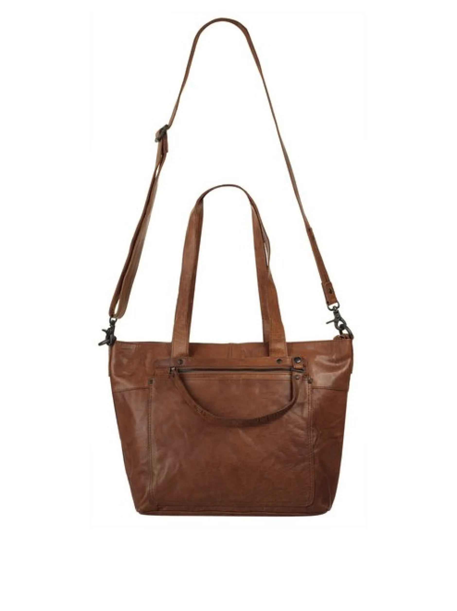 Spikes & Sparrow Damen Shopper in cognac