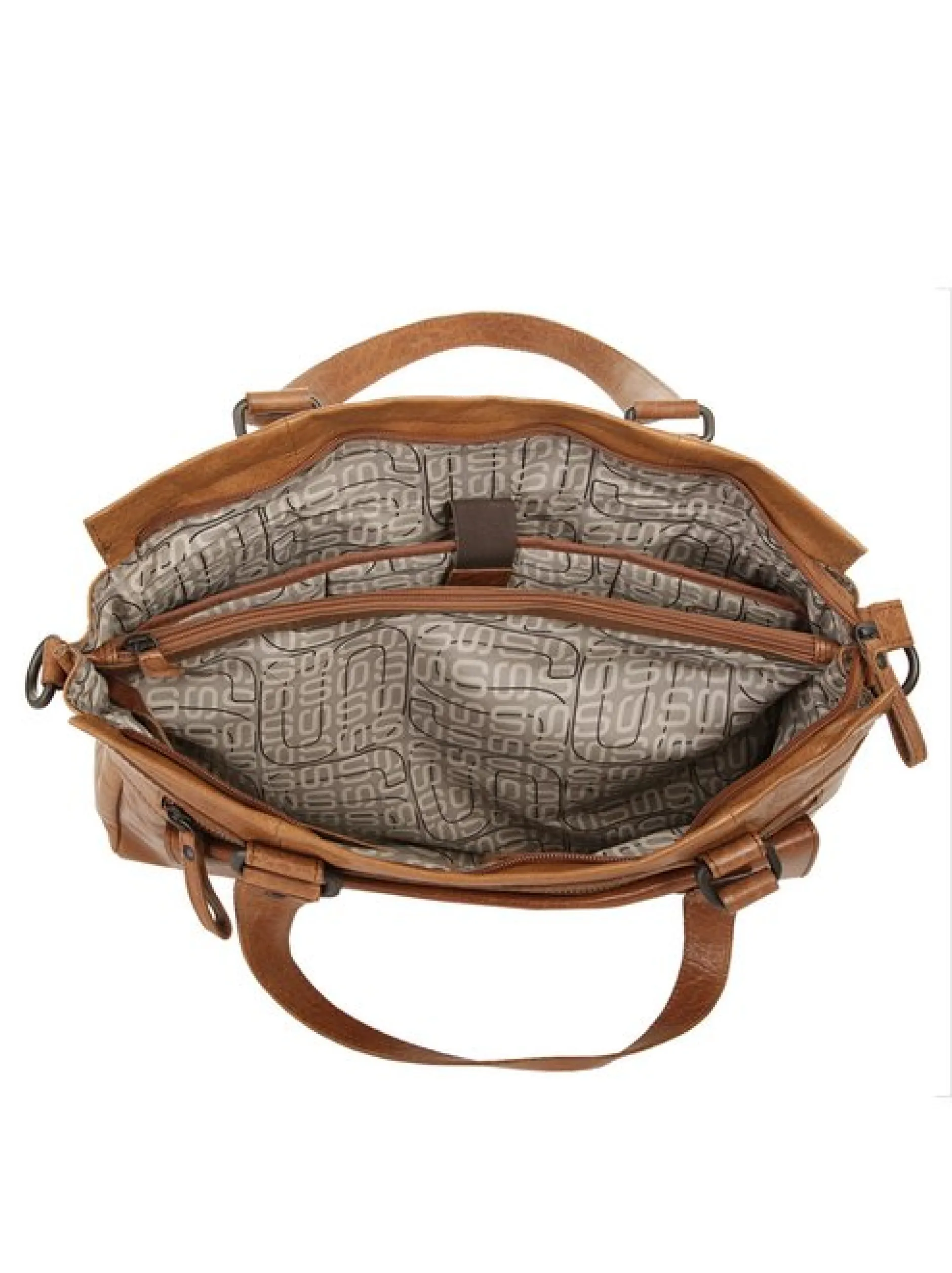 Spikes & Sparrow Damen Shopper in cognac