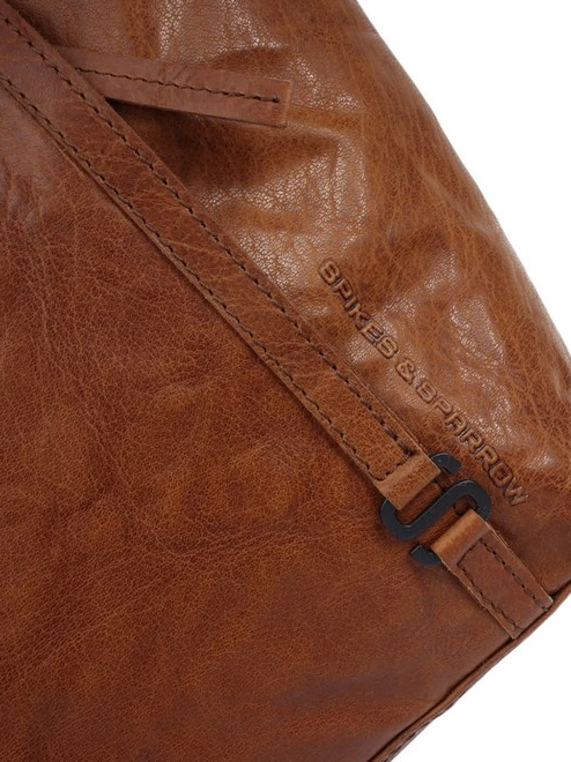 Spikes & Sparrow Damen Umhängetasche in cognac