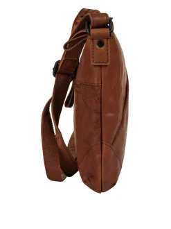 Spikes & Sparrow Damen Umhängetasche in cognac