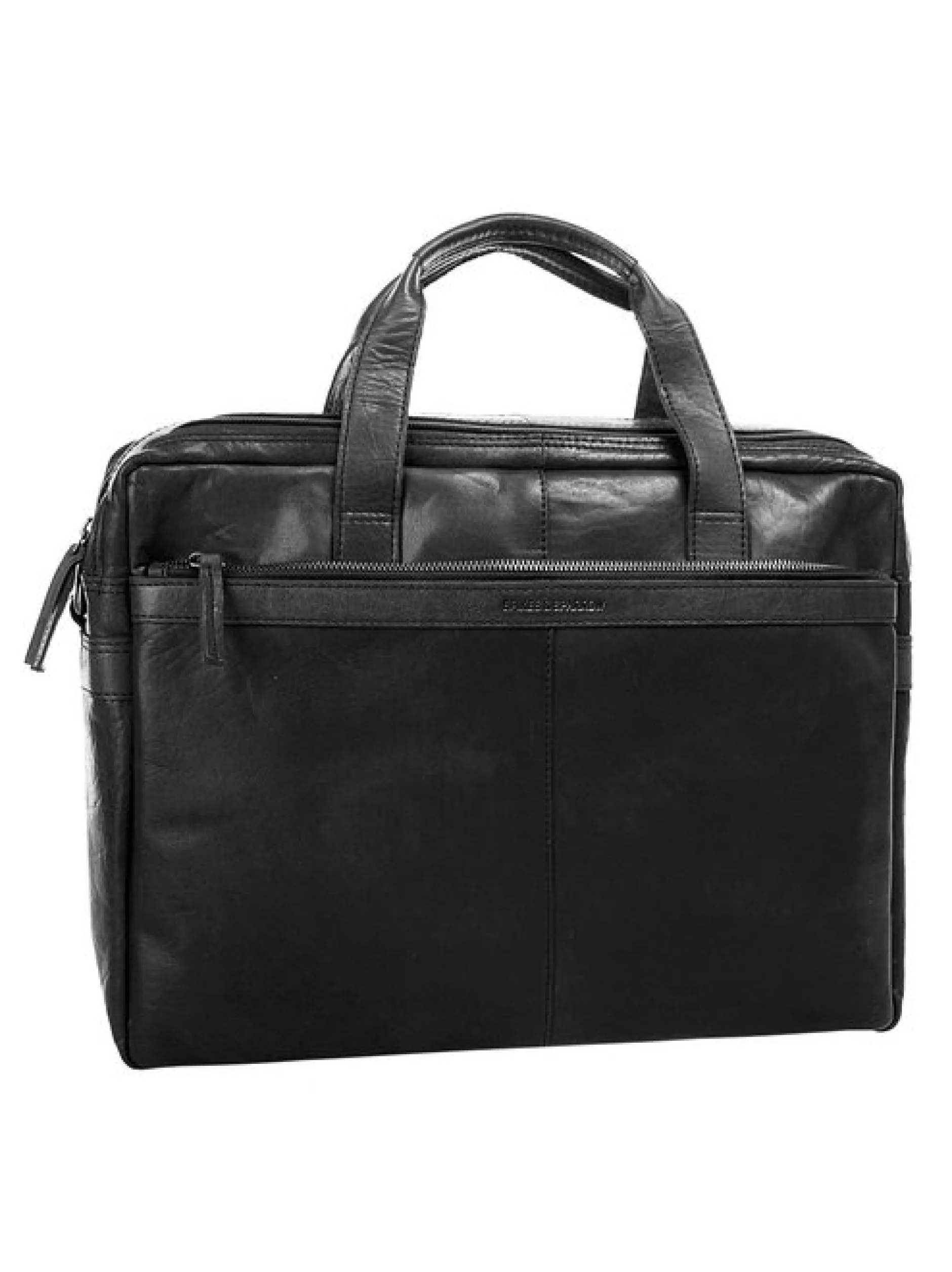 Spikes & Sparrow Unisex Aktentasche in schwarz
