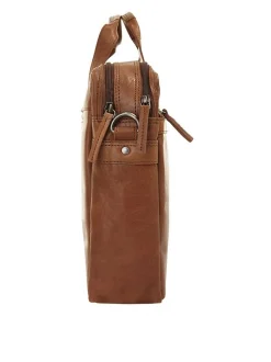 Spikes & Sparrow Unisex Aktentasche in cognac