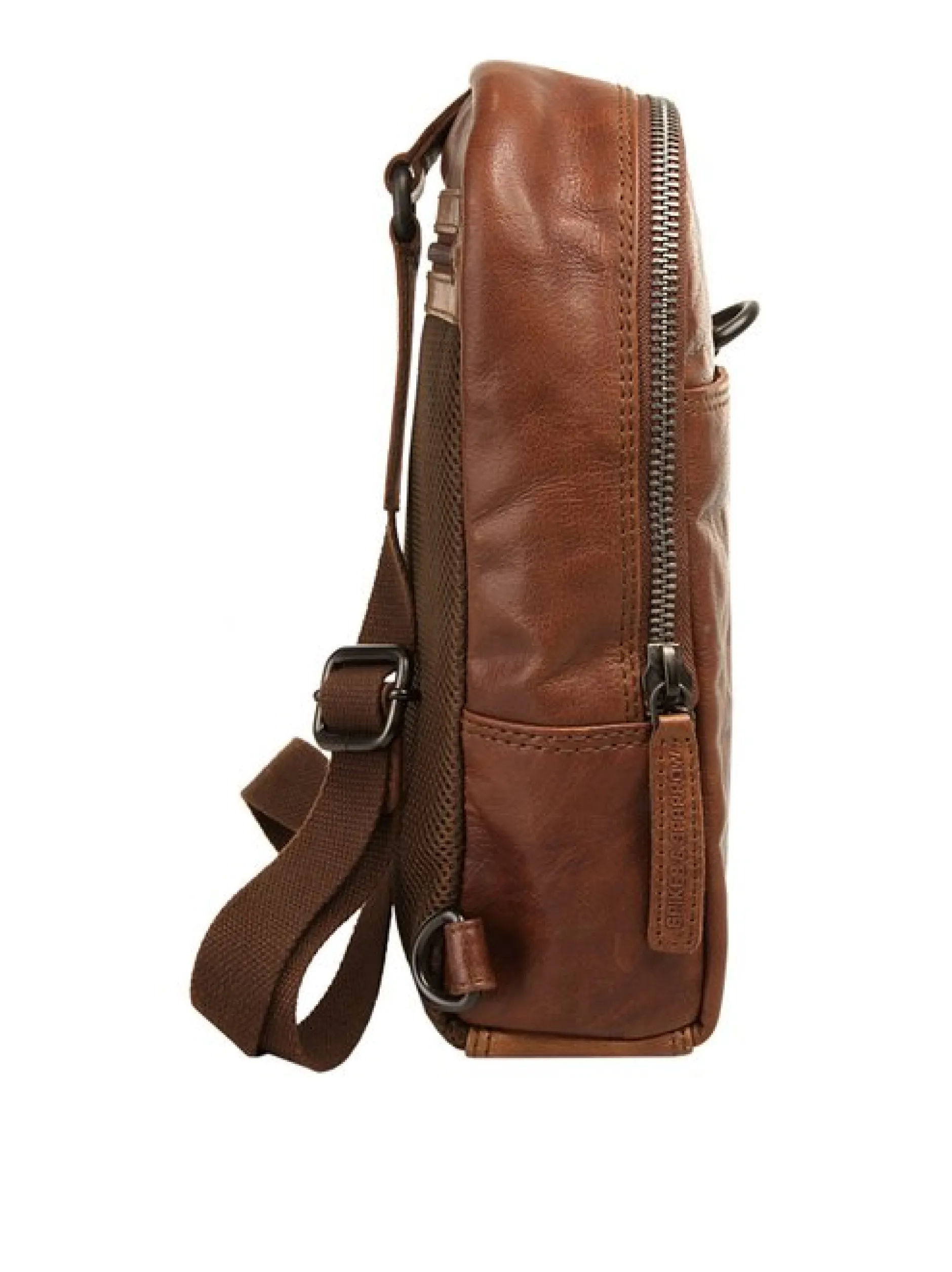 Spikes & Sparrow Unisex Crossbody Bag in cognac
