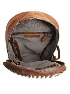 Spikes & Sparrow Unisex Crossbody Bag in cognac