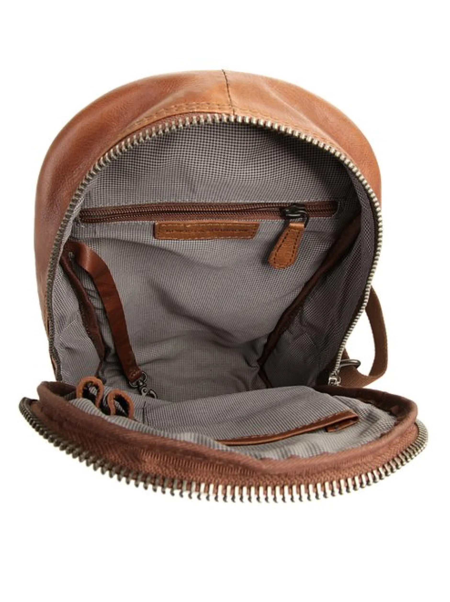 Spikes & Sparrow Unisex Crossbody Bag in cognac