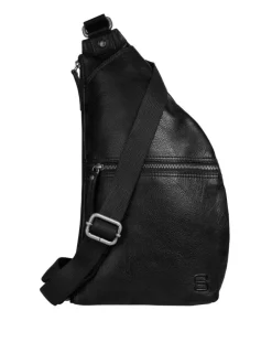 Spikes & Sparrow Unisex Crossover Bag in schwarz