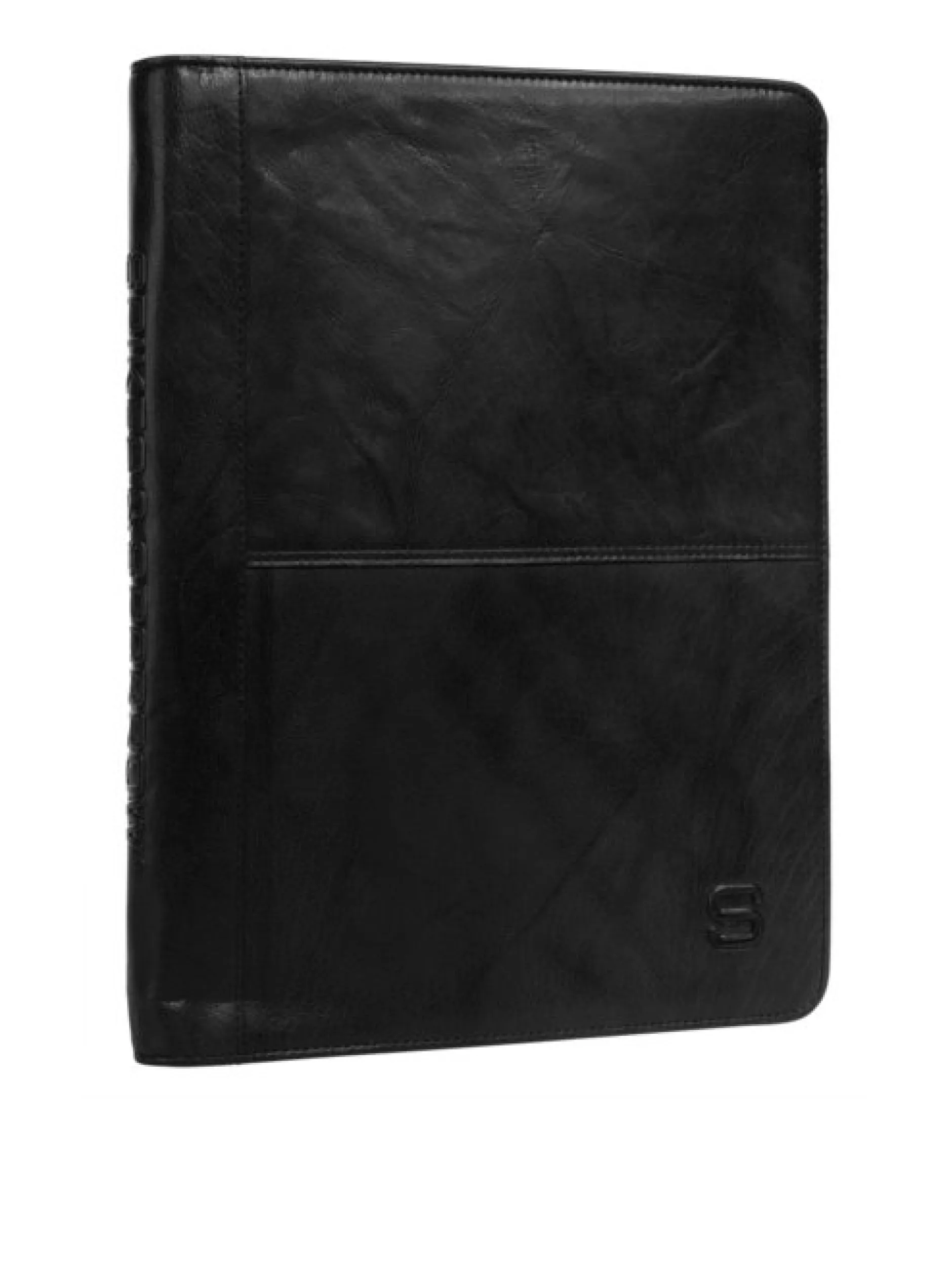Spikes & Sparrow Unisex Dokumententasche in schwarz
