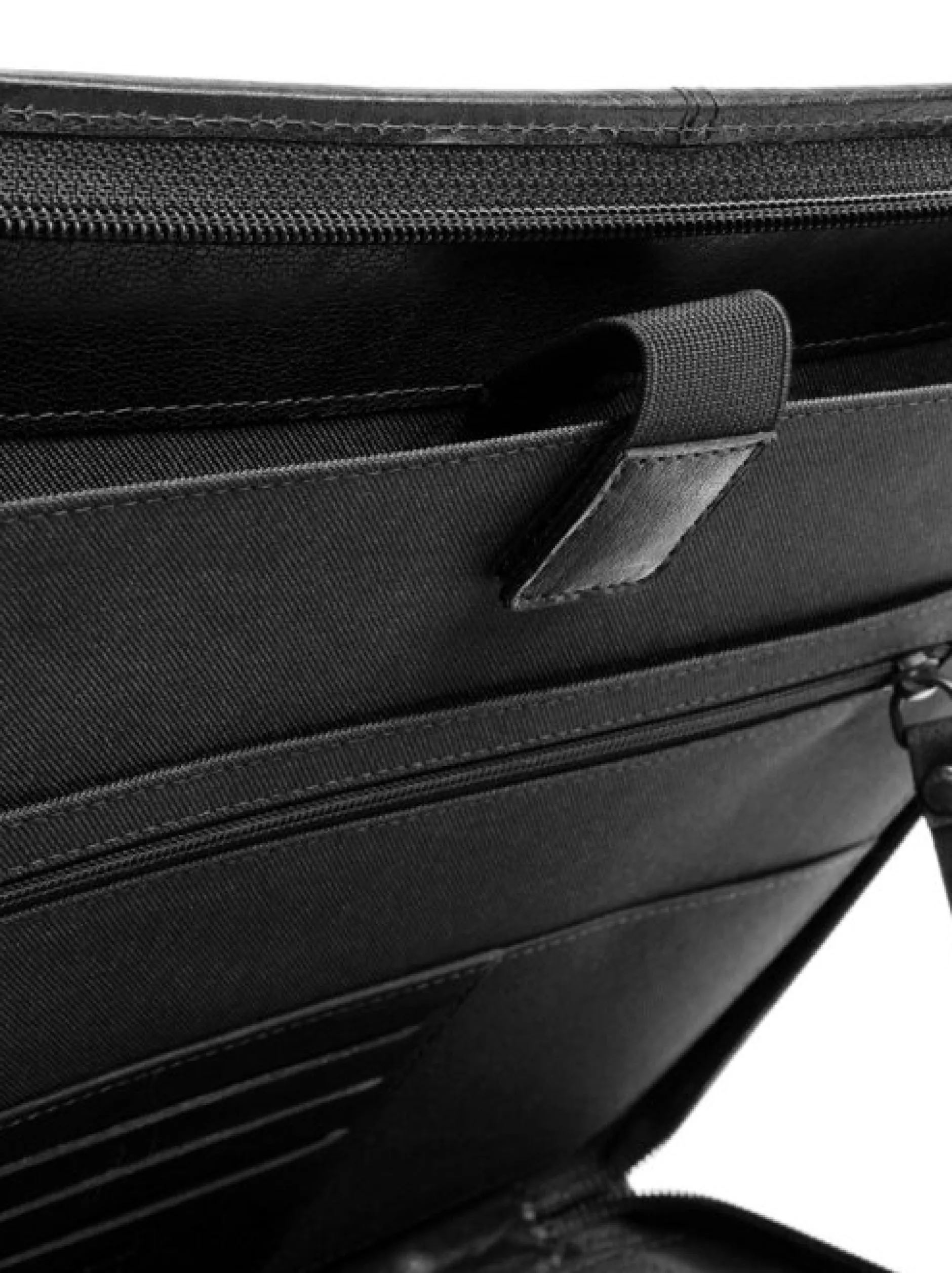 Spikes & Sparrow Unisex Dokumententasche in schwarz