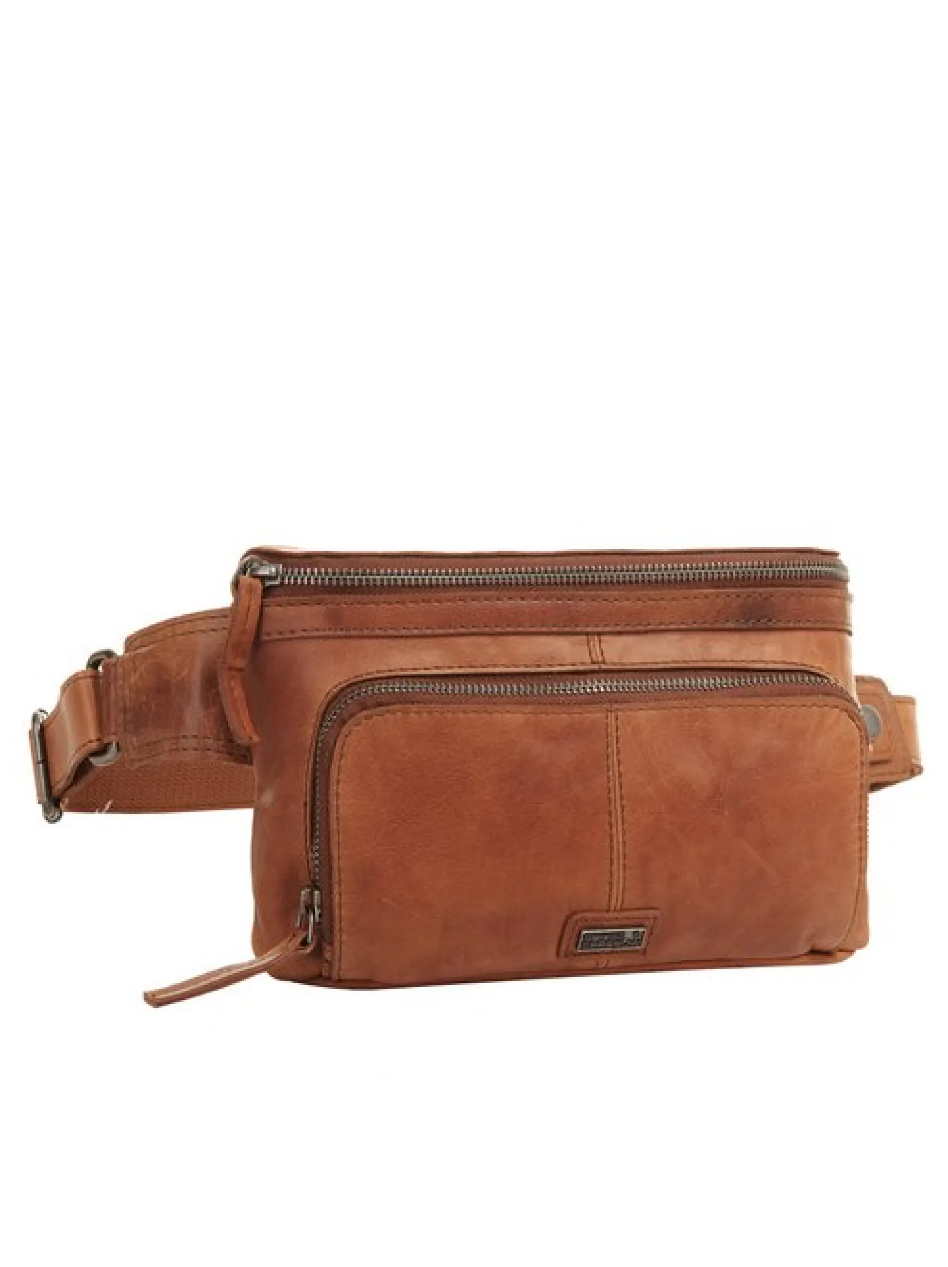 Spikes & Sparrow Unisex Gürteltasche in cognac