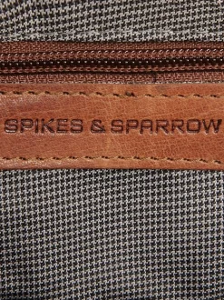 Spikes & Sparrow Unisex Gürteltasche in cognac
