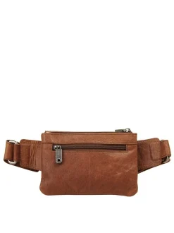 Spikes & Sparrow Unisex Gürteltasche in cognac
