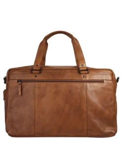 Spikes & Sparrow Unisex Reisetasche in cognac