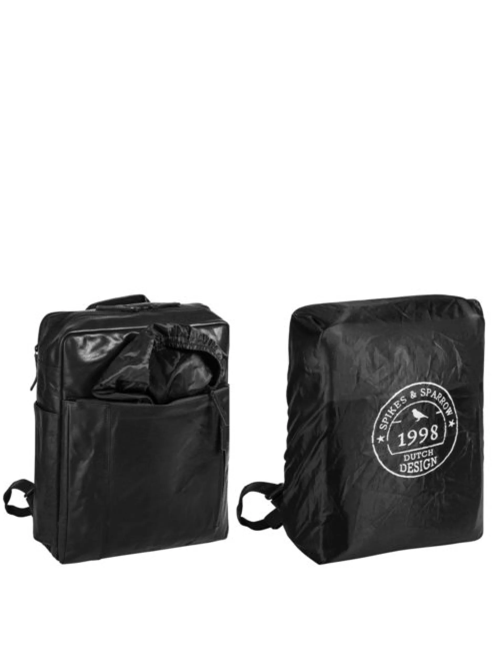 Spikes & Sparrow Unisex Rucksack in schwarz