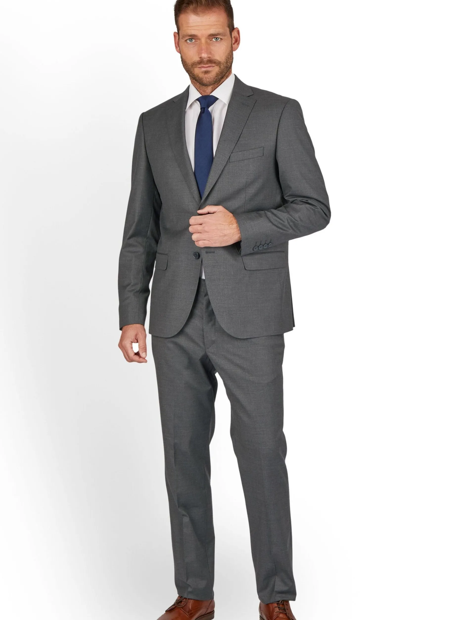 Steffen Klein Herren Anzug REGULAR FIT in grau