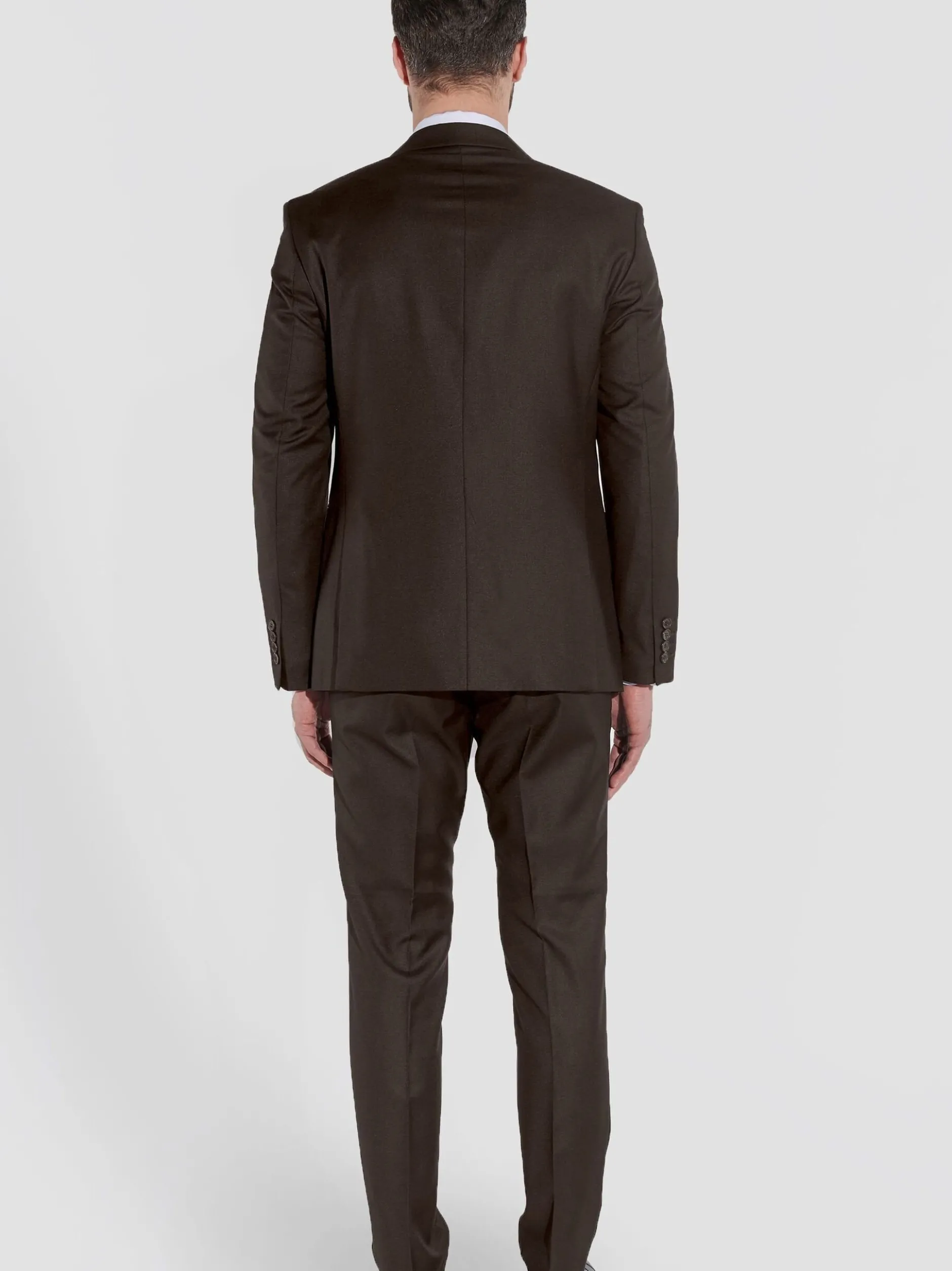 Steffen Klein Herren Anzug - Slim Fit in braun