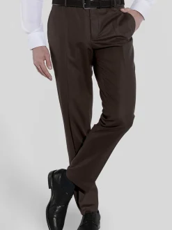 Steffen Klein Herren Anzug - Slim Fit in braun