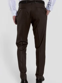 Steffen Klein Herren Anzug - Slim Fit in braun