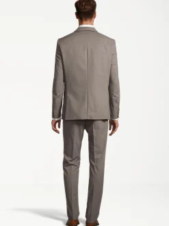 Steffen Klein Herren Anzug - Slim Fit in taupe