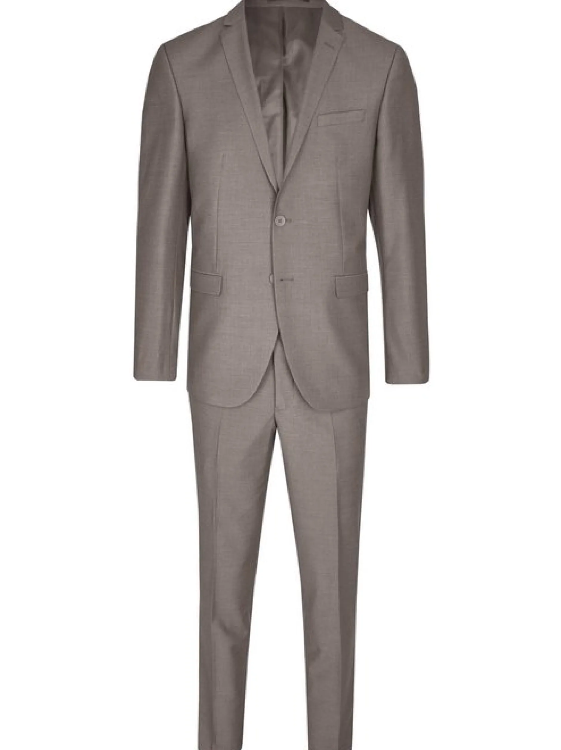 Steffen Klein Herren Anzug - Slim Fit in taupe