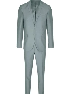 Steffen Klein Herren Anzug - Slim Fit in grün