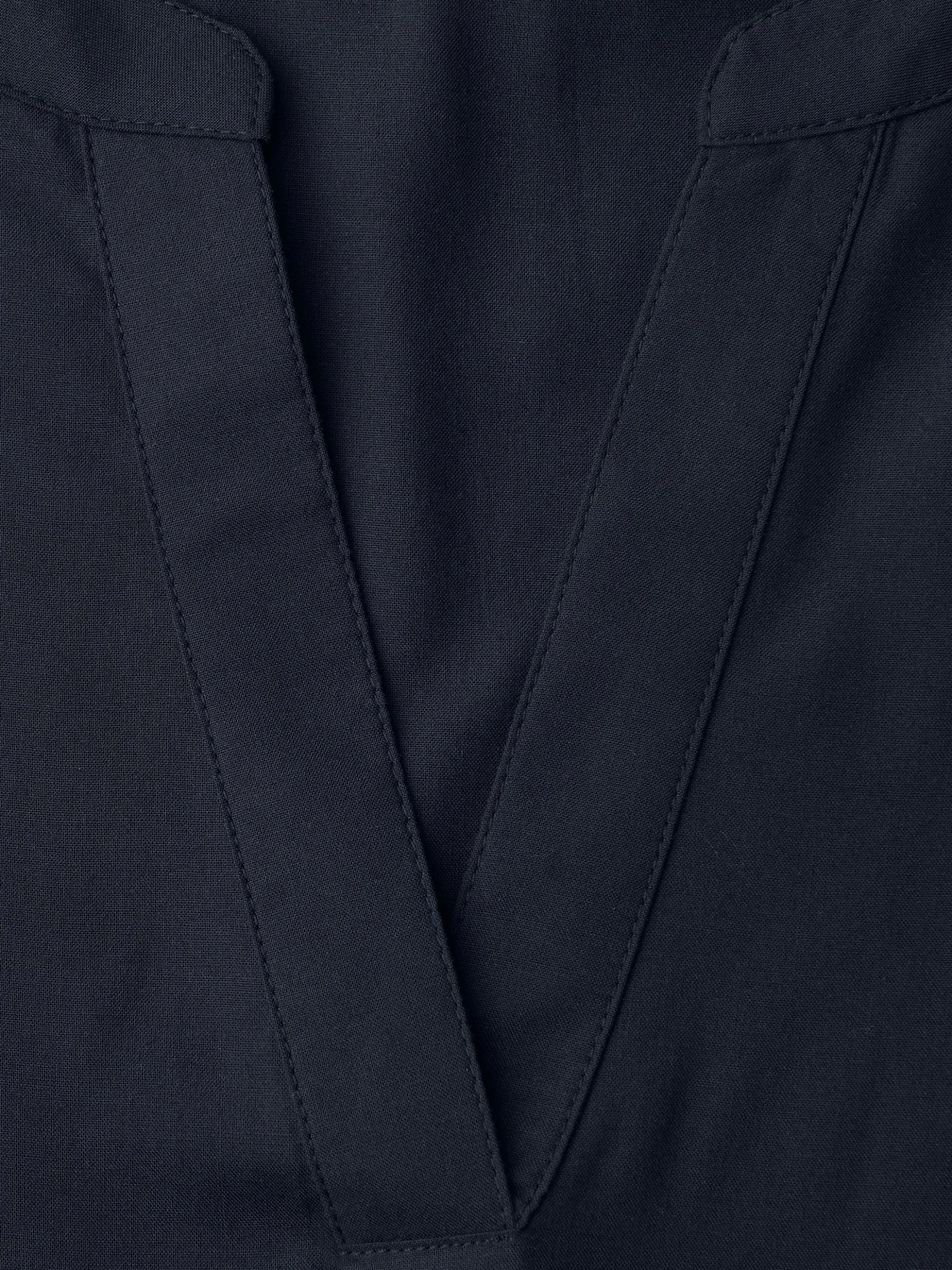 Street One Damen Blusenshirt in marine - Ärmel: kurzarm