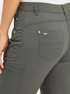 Street One Damen Caprihose in tanne - Länge: mittel
