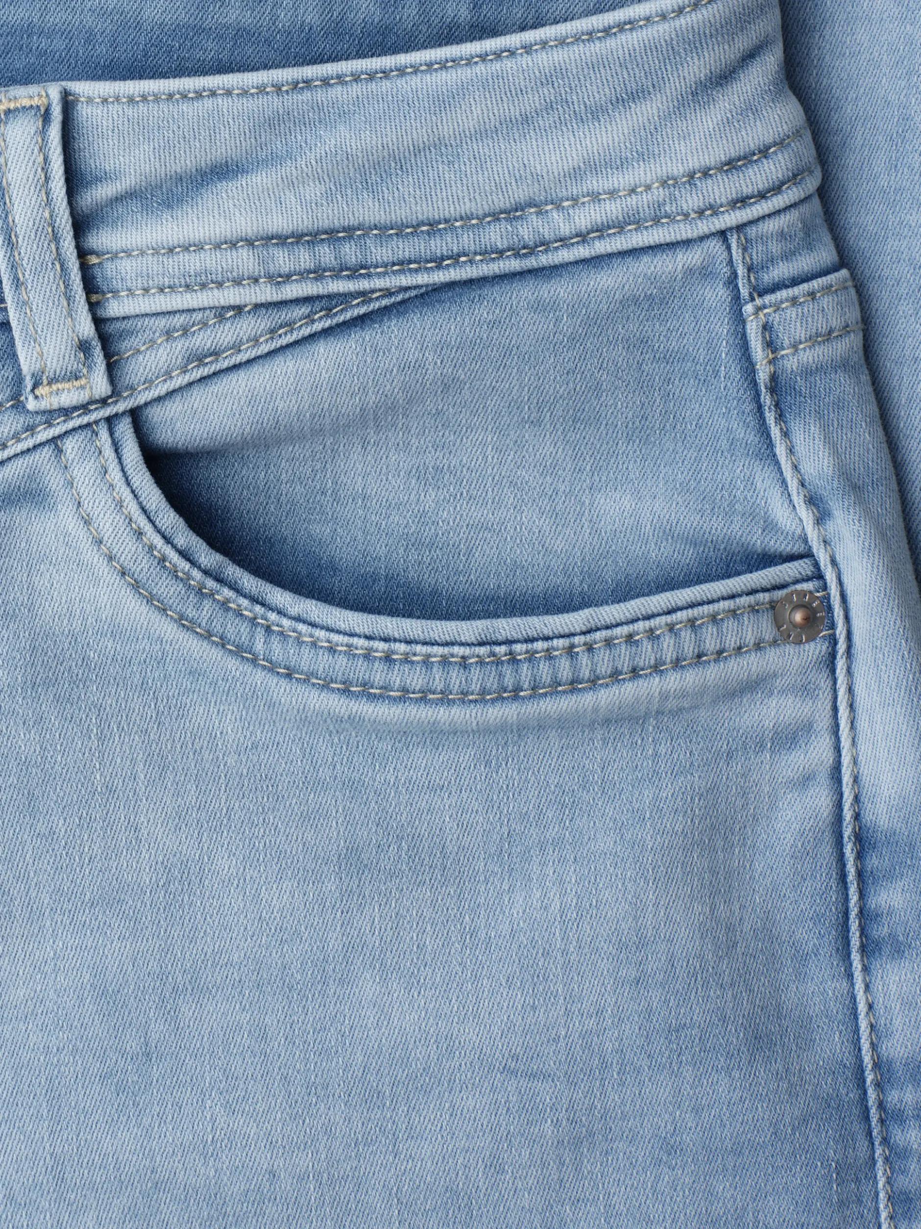 Street One Damen Jeans-Bermudas in light stone