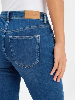 Street One Damen Jeans-Bermuda - Jane in medium stone