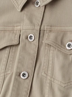 Street One Damen Jeansjacke in taupe