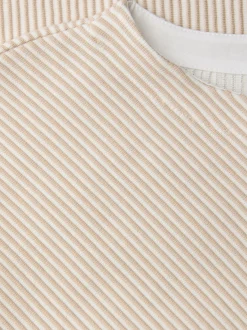 Street One Damen Langarmshirt in beige ecru