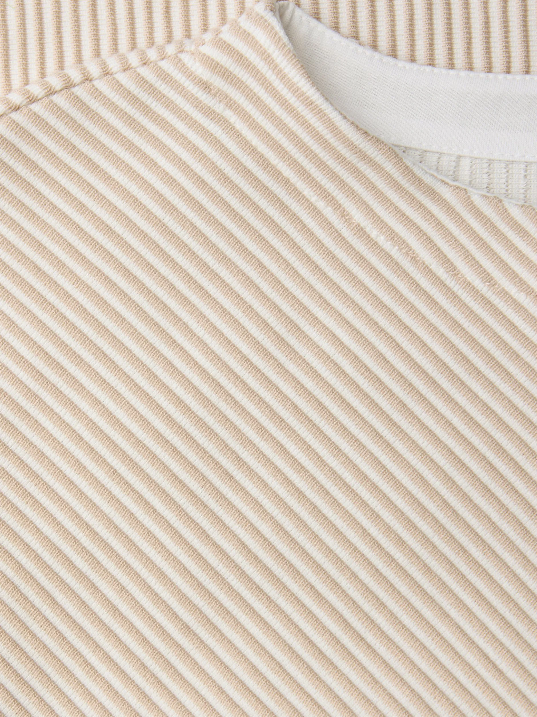 Street One Damen Langarmshirt in beige ecru