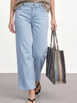 Street One Damen Loose Fit Jeans in bleached