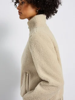Street One Damen Teddy-Jacke in beige