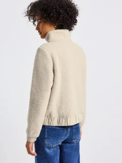 Street One Damen Teddy-Jacke in beige