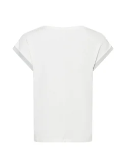 Street One Damen T-Shirt in ecru - Ausschnitt: Rundhals