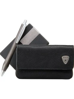 Strellson Herren Schlüsseletui - Harrison Key Case F in schwarz