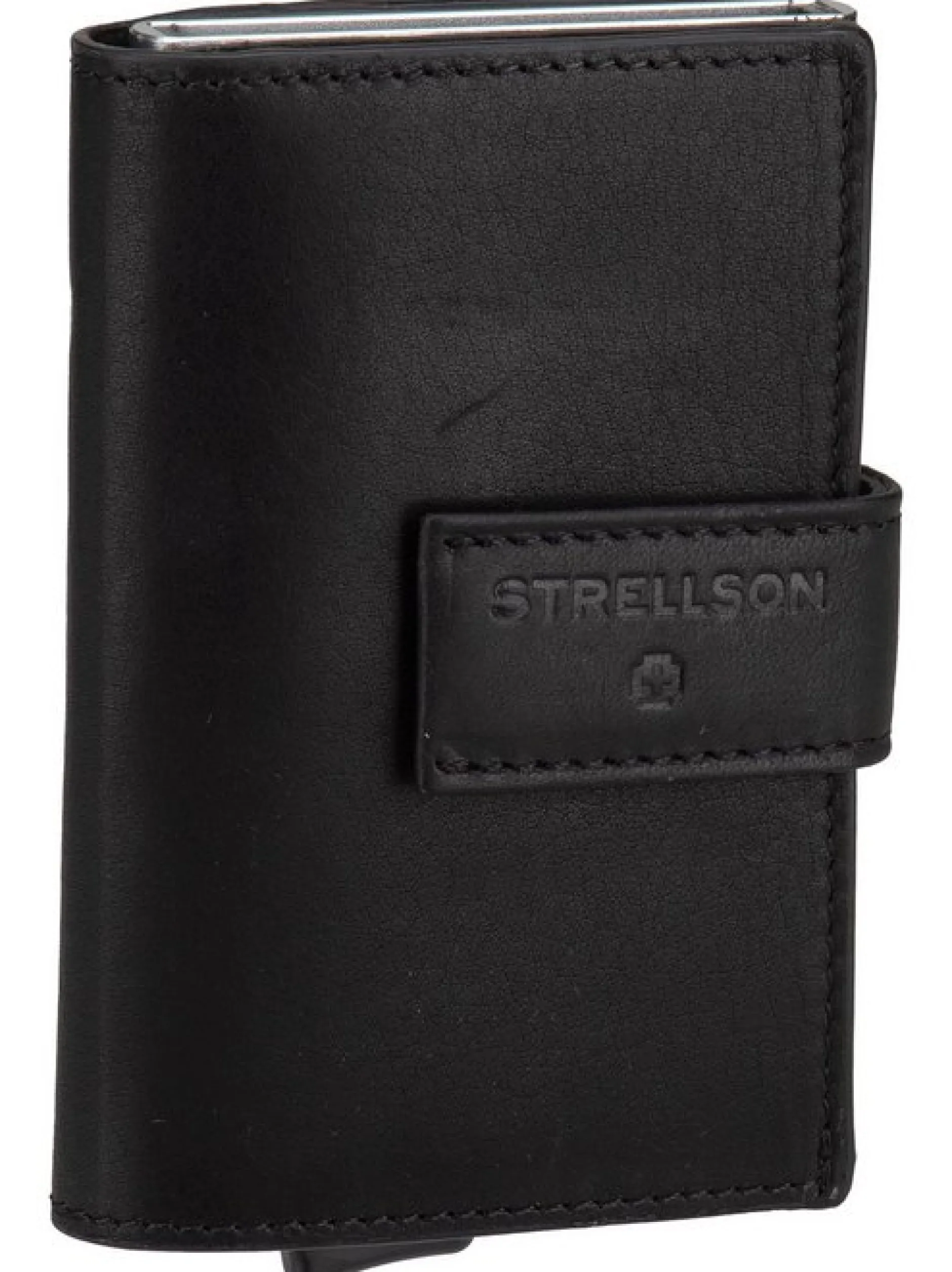Strellson Unisex Geldbörse - Brick Lane C Four E-Cage sv8 in schwarz