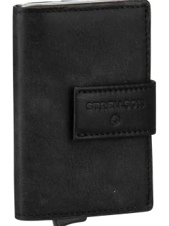 Strellson Unisex Kreditkartenetui - Brick Lane C-Three E-cage sv8 in schwarz